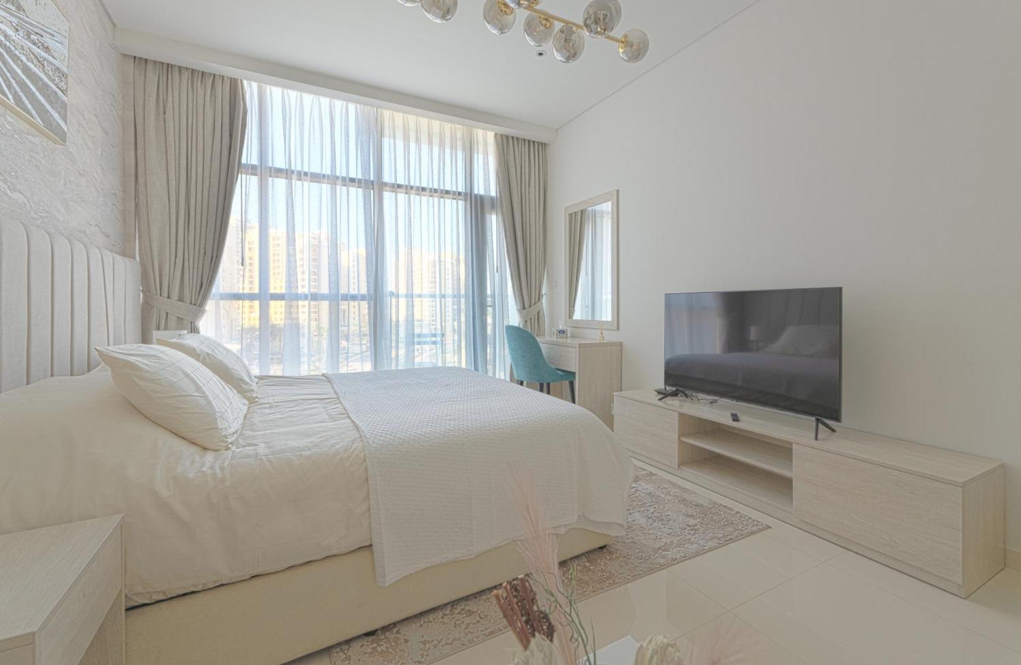 Luxury Studio, Seven Palm Residence-Palm Jumeirah Dubái Exterior foto